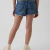 Pantaloncini in denim a vita bassa Ultrasoft Stride per bambini