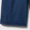 Pantaloncini in denim a vita media e linea allungata da 11"