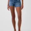 Pantaloncini in denim con chiusura allacciata a vita bassa da 3"