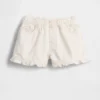 Pantaloncini in denim con volant a vita bassa per neonato & bebè