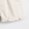 Pantaloncini in denim con volant a vita bassa per neonato & bebè