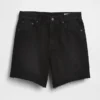 Pantaloncini in denim dal taglio ampio a vita media da 8"