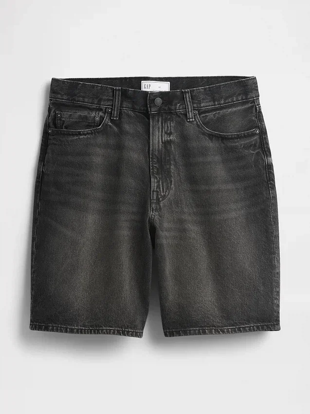 Pantaloncini in denim larghi da 10,5"