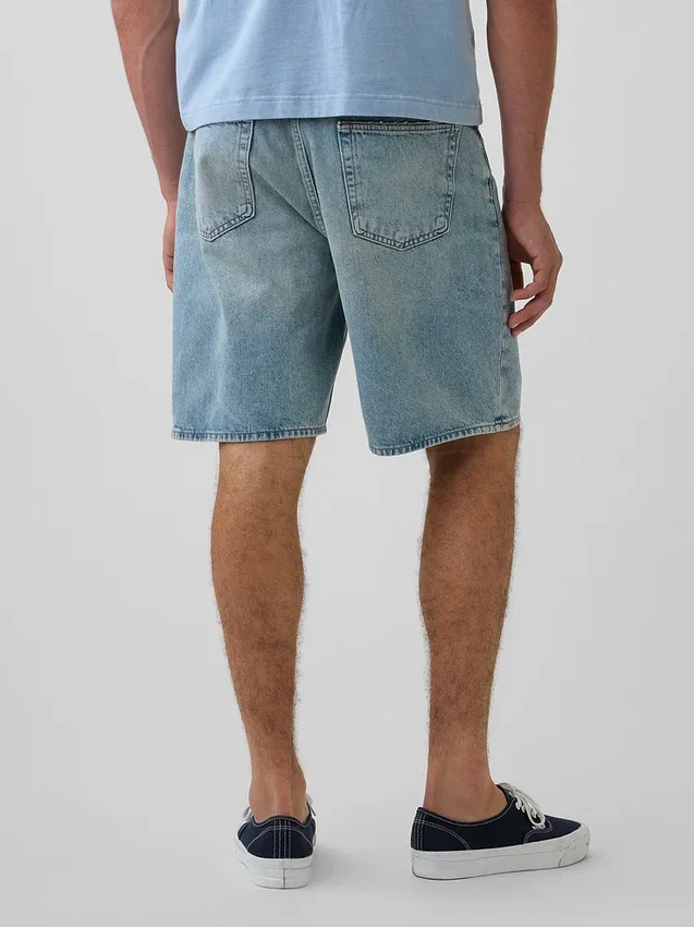 Pantaloncini in denim larghi stile anni ’90