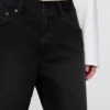 Pantaloncini in denim larghi stile anni '90 a vita media da 8"