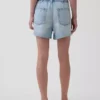 Pantaloncini in denim ultra morbidi a vita bassa da 3,5”