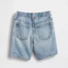 Pantaloncini in denim ultrasoft con elastico in vita per neonato & bebè