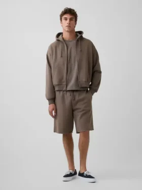 Pantaloncini in felpa morbida stile vintage