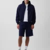 Pantaloncini in felpa morbida stile vintage