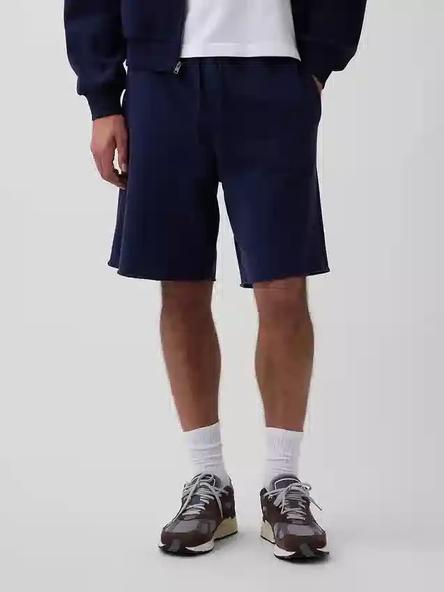Pantaloncini in felpa morbida stile vintage
