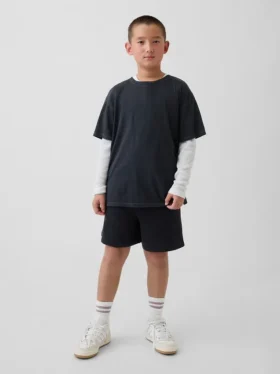 Pantaloncini in felpa Vintagesoft da bambino da 5"