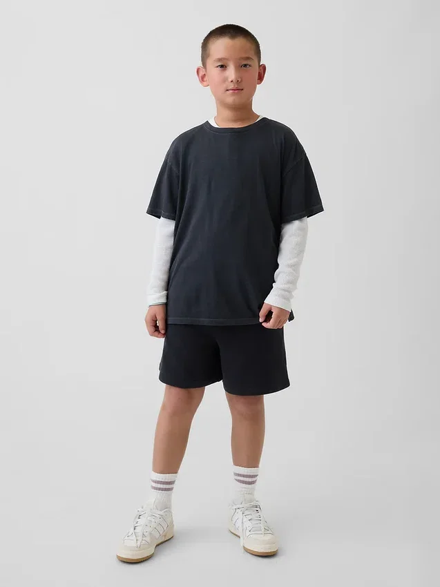 Pantaloncini in felpa Vintagesoft da bambino da 5"
