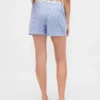 Pantaloncini in flanella con logo