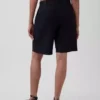 Pantaloncini in misto lino a vita bassa da 9"