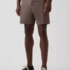 Pantaloncini in misto lino e cotone da 7,5"