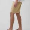 Pantaloncini in misto lino e cotone da 7,5"