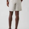 Pantaloncini in misto lino e cotone da 7,5"