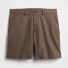 Pantaloncini in misto lino e cotone da 7,5"