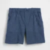 Pantaloncini in misto lino e cotone per neonato & bebè