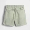 Pantaloncini in misto lino e cotone per neonato & bebè
