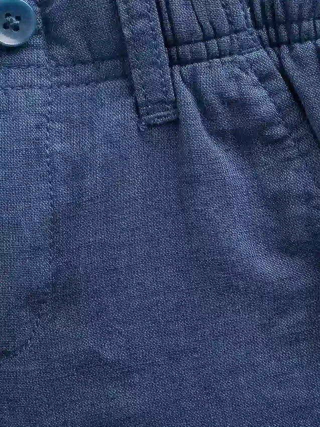 Pantaloncini in misto lino e cotone per neonato & bebè