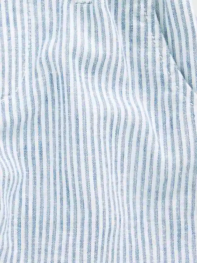 Pantaloncini in misto lino e cotone per neonato & bebè