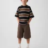 Pantaloncini larghi in denim per bambini