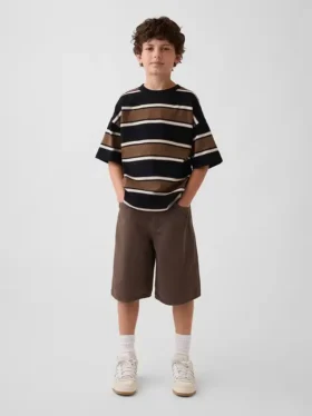 Pantaloncini larghi in denim per bambini