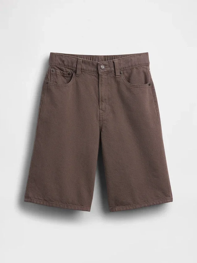 Pantaloncini larghi in denim per bambini