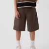 Pantaloncini larghi in denim per bambini