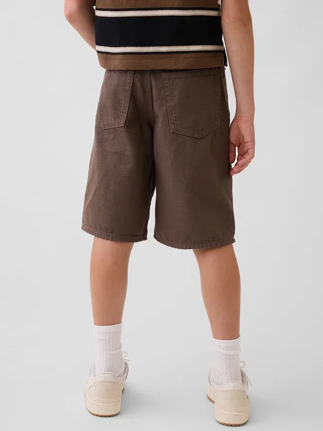 Pantaloncini larghi in denim per bambini