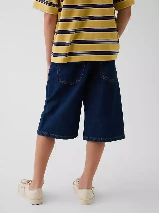 Pantaloncini larghi in denim per bambini