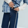 Pantaloncini larghi in denim per bambini