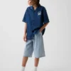Pantaloncini larghi in denim ultrasoft per bambini