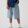 Pantaloncini larghi in denim ultrasoft per bambini