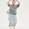 Pantaloncini larghi in denim ultrasoft per bambini