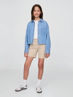 Pantaloncini midi da uniforme per bambini
