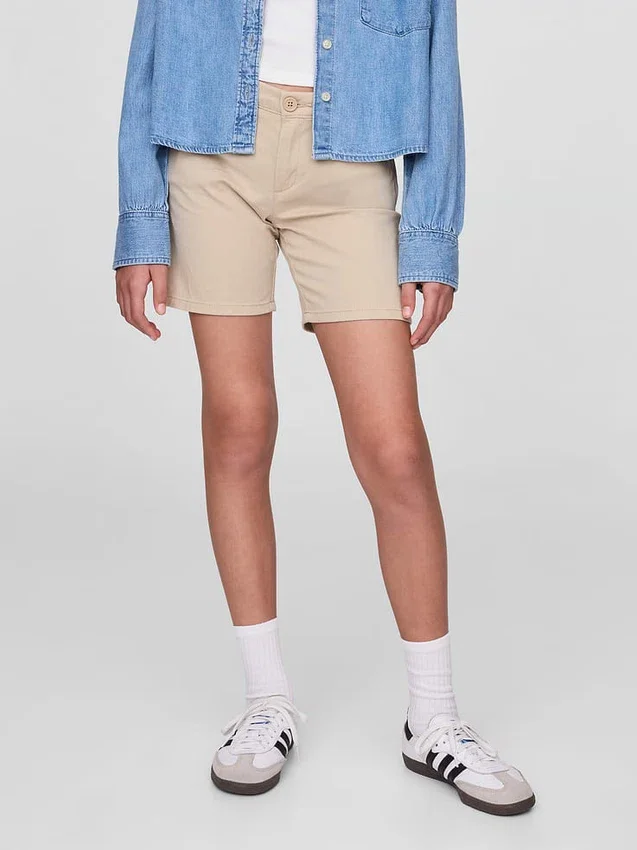 Pantaloncini midi da uniforme per bambini