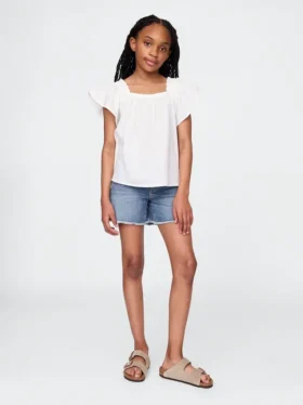 Pantaloncini midi in denim per bambini