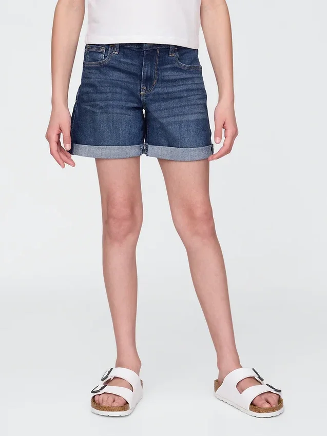Pantaloncini midi in denim per bambini
