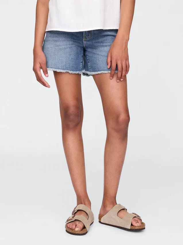 Pantaloncini midi in denim per bambini