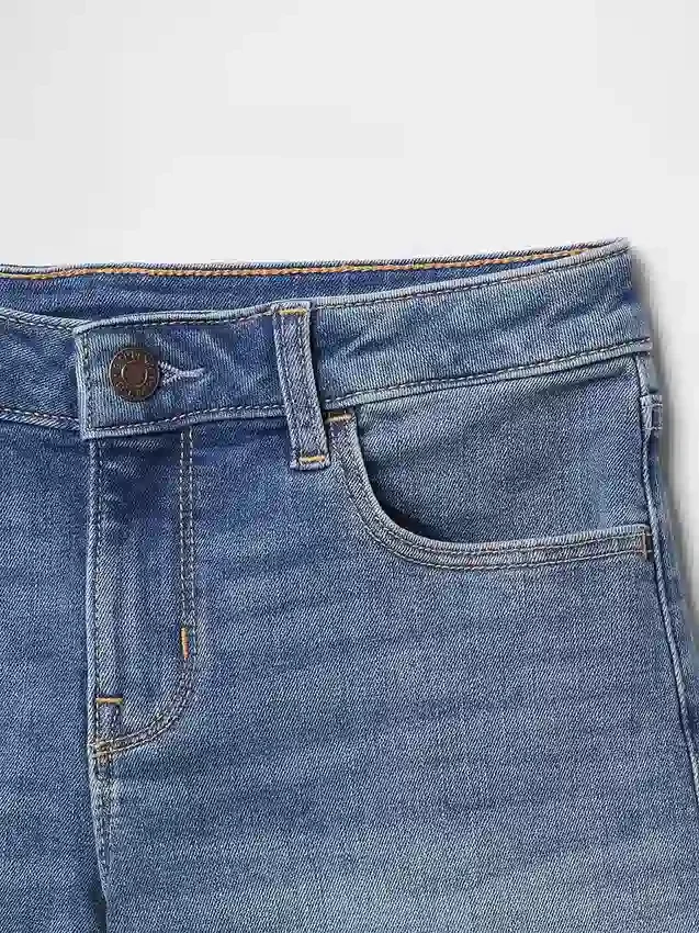 Pantaloncini midi in denim per bambini