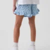 Pantaloncini per bambini in garza di cotone con volant