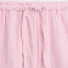 Pantaloncini per bambini in garza di cotone con volant