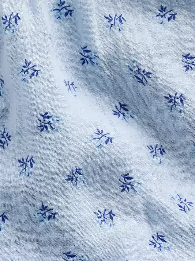 Pantaloncini per bambini in garza di cotone con volant