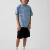 Pantaloncini sportivi in rete da bambino da 8"