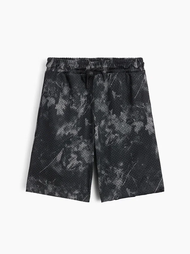 Pantaloncini sportivi in rete da bambino da 8"
