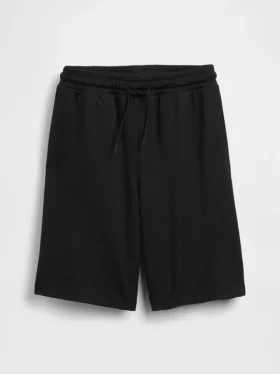 Pantaloncini sportivi in rete da bambino da 8″