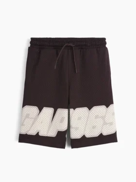 Pantaloncini sportivi in rete da bambino da 8″