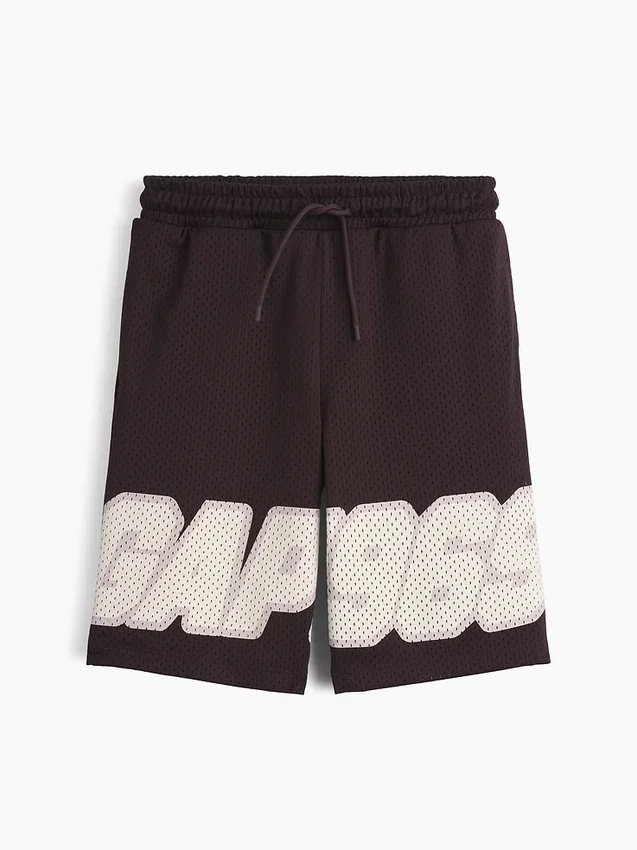 Pantaloncini sportivi in rete da bambino da 8"